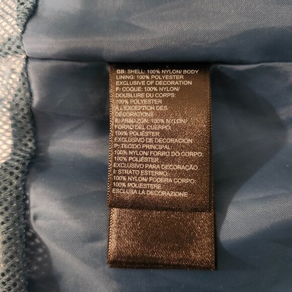 Vintage The North Face Resolve 2 Men’s L/G Rain Jacket — Mallard Blue - Picture 8 of 10